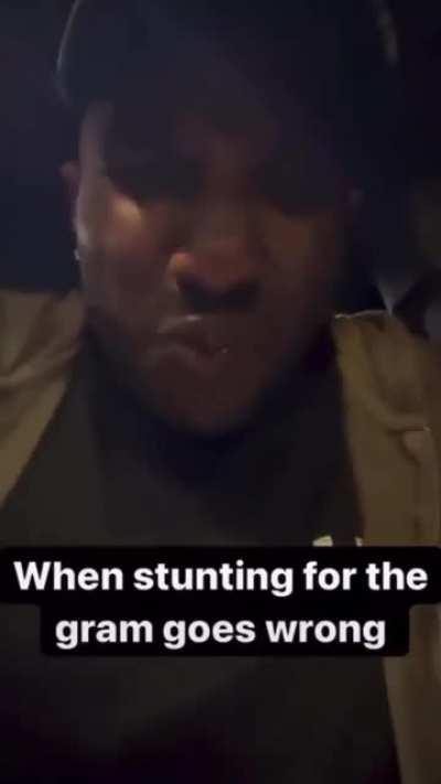 Flexing with a gun..