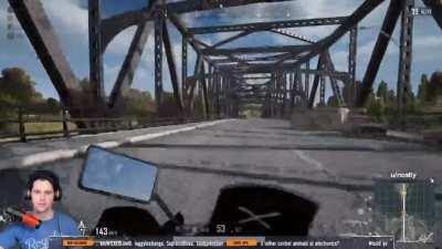 I killed a streamer on the back off a moving buggy and we were both surprised by it