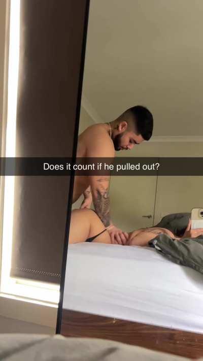 You begged your bully not to fuck her..