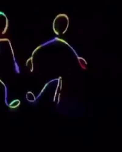 Weird stickman dance