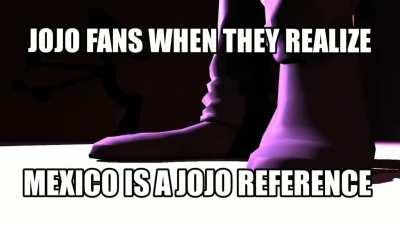 Jojo started because some Aztecs found a cool mask