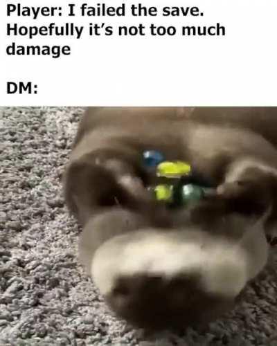 a worrying number of dice