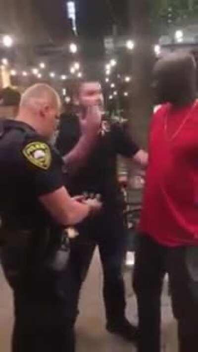 Arresting someone just because they 