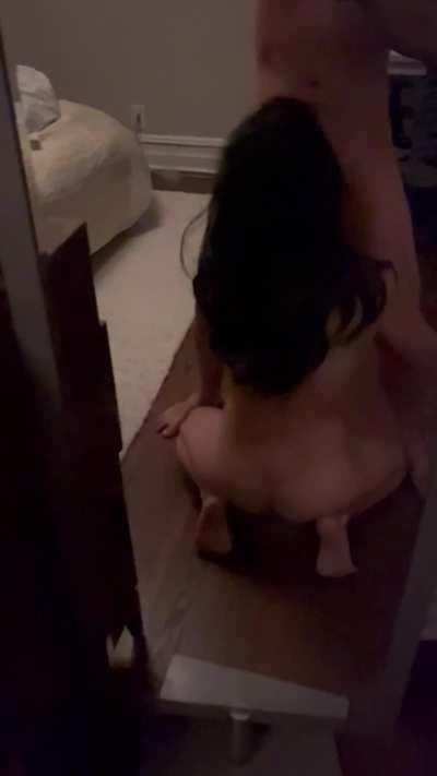 Do you want this view in front of the mirror?