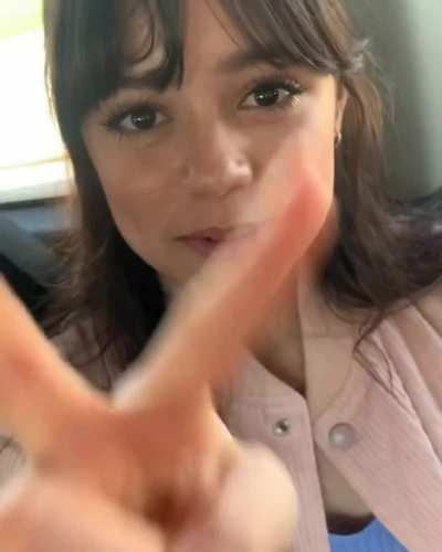 Jenna Ortega telling you she loves you