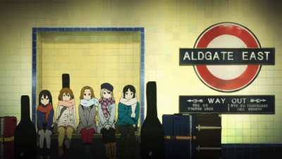 Waiting for the next train.