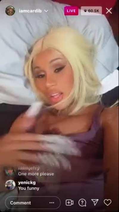 Cardi B Nip Slip