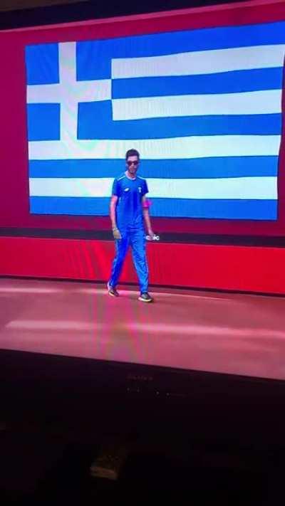 Is Miltiadis Tentoglou of Greece a fan?