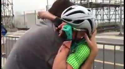 In the 2016 olympics, Flavia Oliveria ended the cycling race in 7th place. Even though that's the best placing that Brazil ever got, almost no one, not even from the Brazilian Cycling Confederation, appeared to celebrate the result with her... and then he