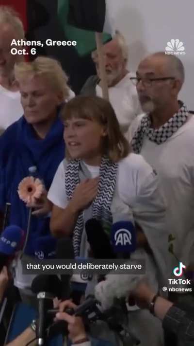 Greta Thunberg and other activists from an international flotilla arrived in Greece after Israel said it deported activists who attempted to deliver aid to Gaza.
