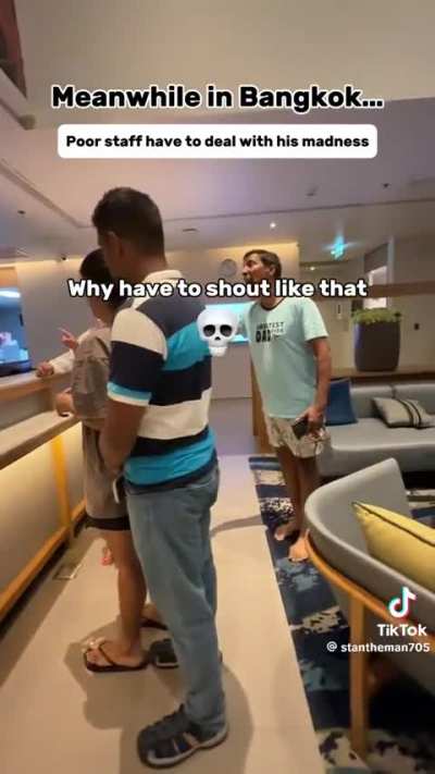 Not going in to the outburst, but what steps to take in this instance as a Sri Lankan holidaying around Bank holidays around Avurudu?