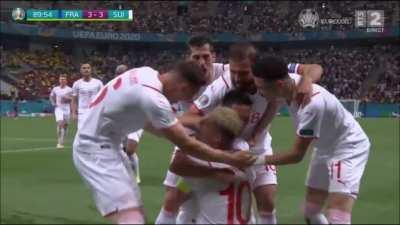 Switzerland Equaliser 90' with Titanic music
