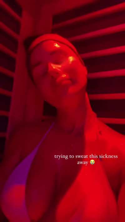'tyring to sweat this sickness away' | IG December 2024