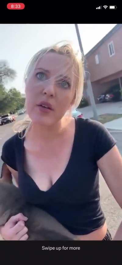 Girl throws at man, uses mental illness as an excuse once jail is mentioned