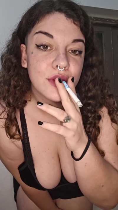 I look so sexy enjoying my cigarettes.