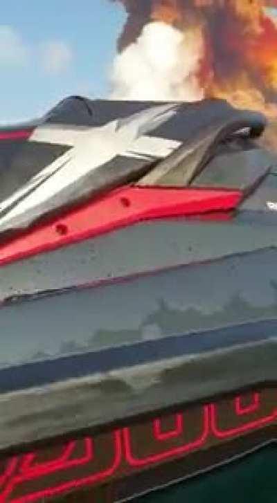 Beirut Blast, i think this wasn't posted here yet. Recorded from sea