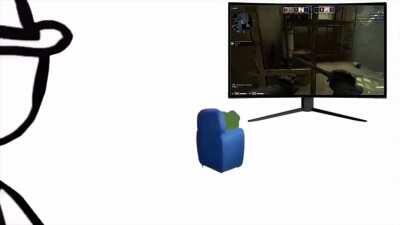 Dad I'm just practicing my recoil control