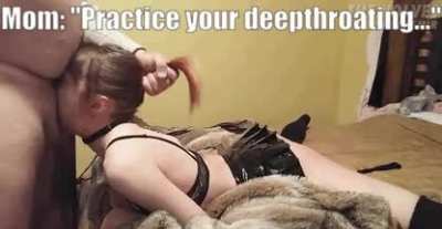 Don’t forget to practice baby girl 😈