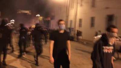 Cops Moving Back in to take Adams & Broad Location - 1:35