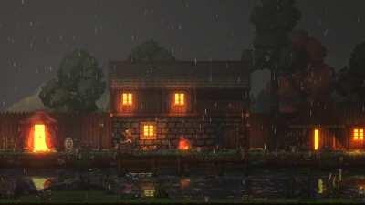 Just another rough autumn night ☁️⚡