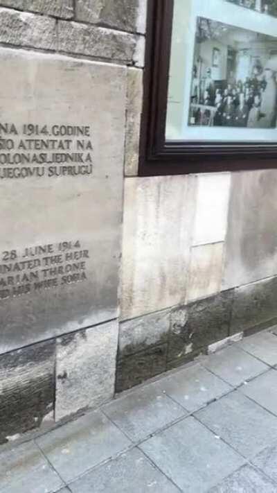 Not a meme but if you were wondering, this is where Franz Ferdinand was shot.