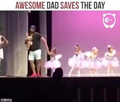 Dad saves the day