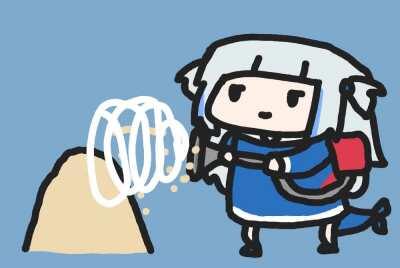 shark vacuums sand for about 20 minutes