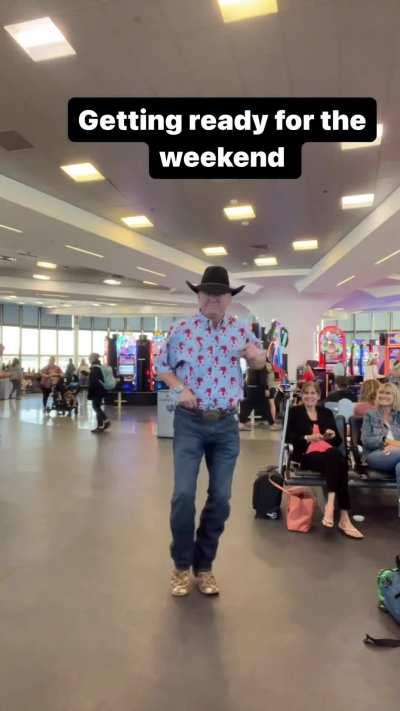 Gen X main character with, honestly, legit moves