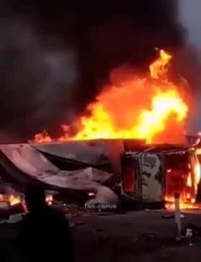 Explosive road accident from Dagestan, Russia