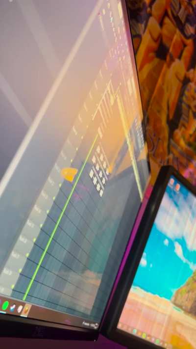 Making a hardcore song.