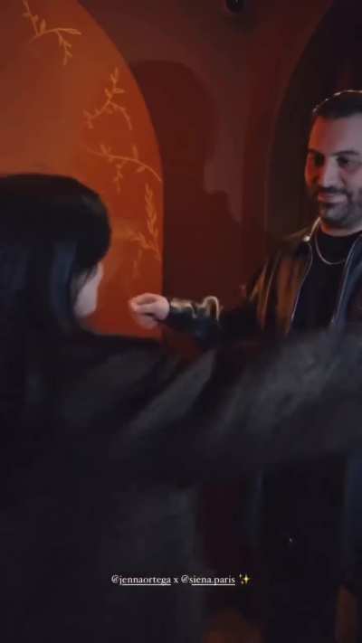 Jenna in Mehdi Abdelhedi at Siena in Paris January 28, 2025