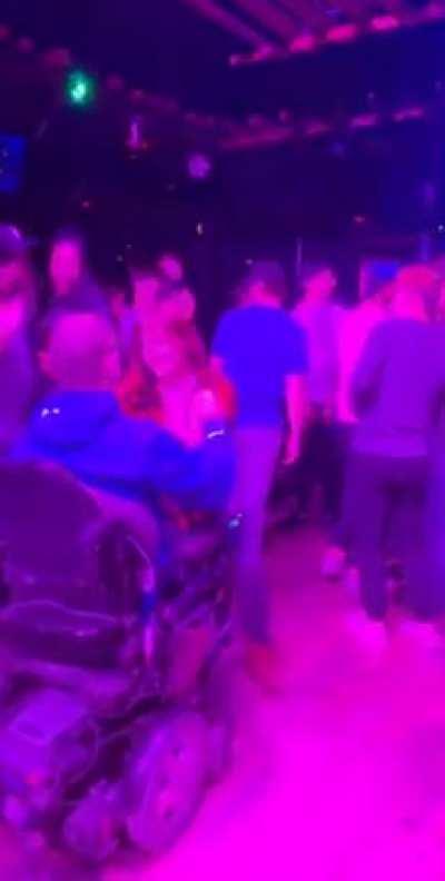 HMC while I dance with the wheelchair guy...