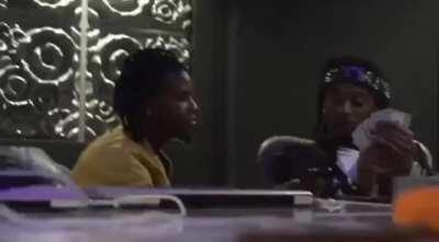 Pierre and carti in the studio