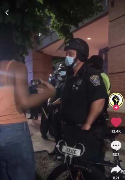 Cop replaced for having a heart