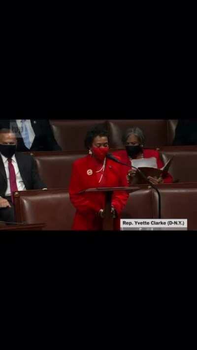 House Representative takes off mask to sneeze in his hand at today’s Impeachment Hearing