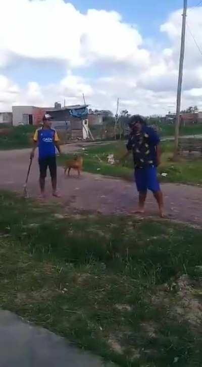 Por suerte tenía barbijo