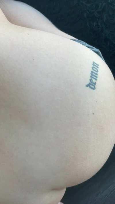 My step-bro can’t help himself when we’re coloring in this position, I don’t blame him.