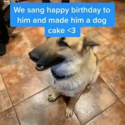 Yesterday was his birthday... He's so happy...