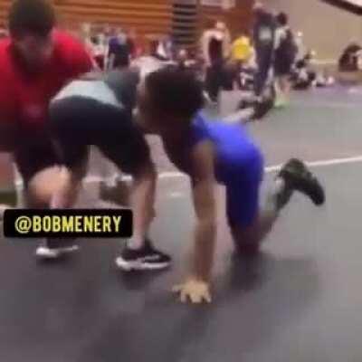 This lil mf got RKO'd