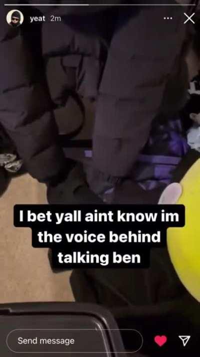 Yeat wasn’t bullshittin when he said all the features are just him. Man’s got a flawlëss Talking Ben impression 🐶☎️