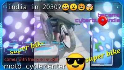 india emerging 2030? Amogus moped superbike.. only for chad indians 😎 with lot hair. - god aporves. Price: cow piss + amogus gif cart (19.$] (pls Lactose free cow piss)