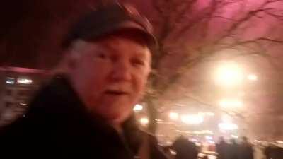 New Year's Message from the Donetsk People's Republic from Russell Bentley, in Lenin Square, Donetsk: