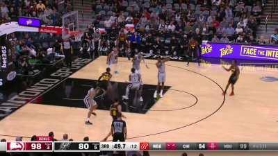 [Highlight] John Collins performs his daily baptism off the lob from Lou Will