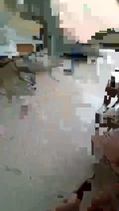 MQM invaded a polling station in Kaneez Fatima (NA-235) and filled the boxes with fake votes. All of them are marked ‘kite’. 