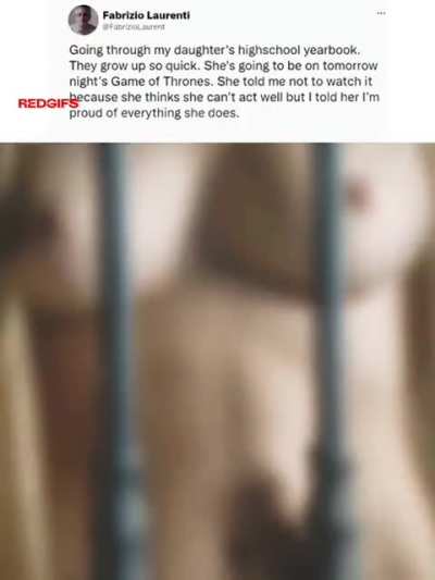 Rosabell Laurenti's proud dad as soon as his daughter turns 18