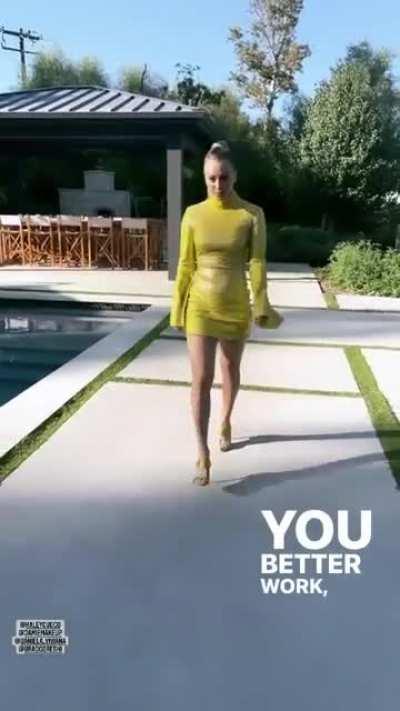 Yellow Dress walkway