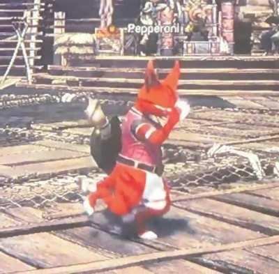 my palico absolutely grooving