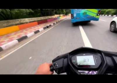 Crash test of WagonR !