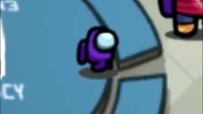 mini crewmate is excited