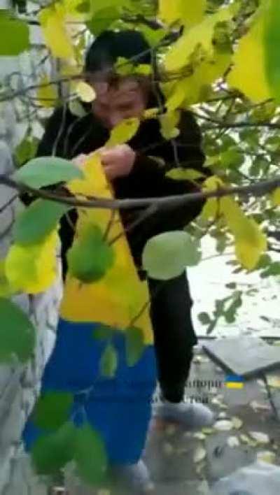 This is how Kherson residents hid Ukrainian flags during the Russian occupation of the city.